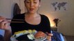Sashimi, Sushi roll, Handroll ~ ASMR Relaxing Eating Sounds