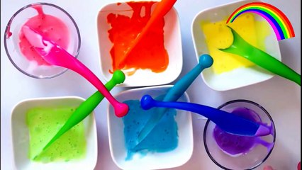 SLIME CURCUBEU / RAINBOW SLIME (MAZGA) TUTORIAL (RO)- DIY