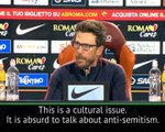 Anti-Semitic stickers are absurd to see - Di Francesco