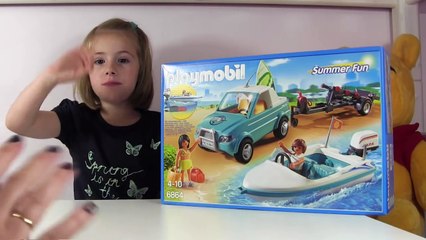 Mit dem MOTORBOOT IN DEN POOL ☼ Playmobil Summer Fun Surfer-Pickup mit Speedboat | 6864 Unboxing