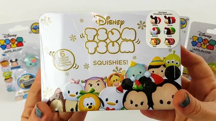 Cajita Tsum Tsum Edición Especial Navidad muñecos Disney Mickey, Minnie, Goofy, Donald