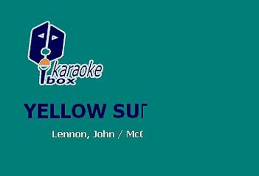 THE BEATLES - YELLOW SUBMARINE (KARAOKE)