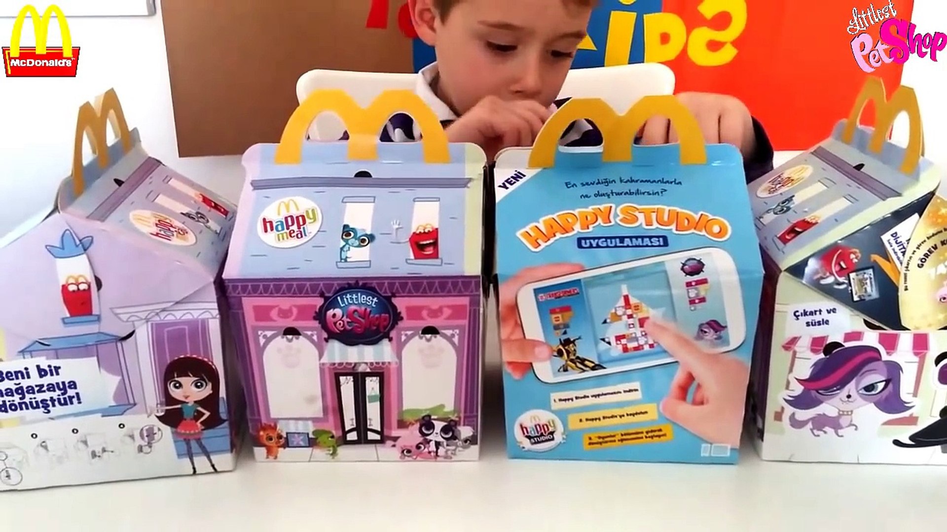 ⁣Παιχνίδια - Παιδικό Κανάλι McDonalds Happy Meal new Littlest Pet Shop Toys FULL SET
