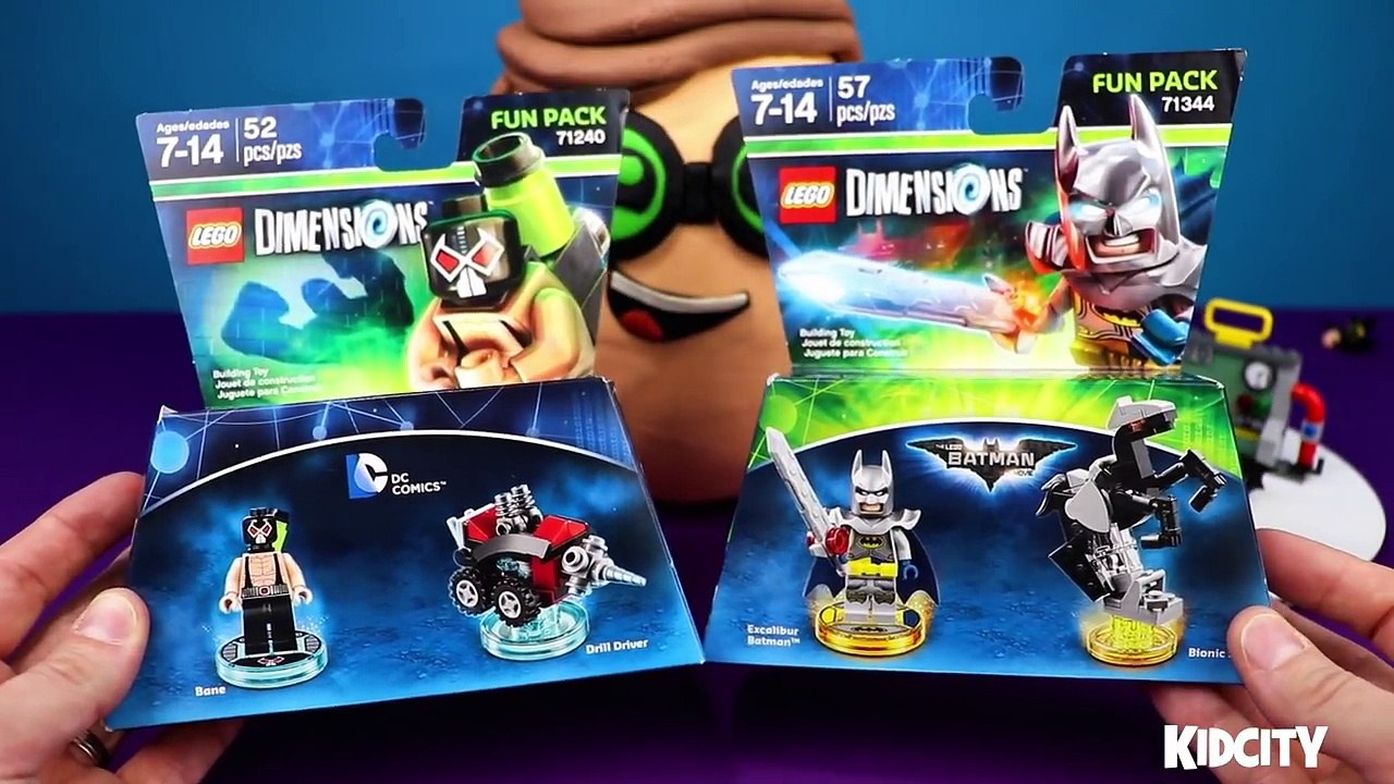 The Lego Batman Movie ROBIN Play-Doh Surprise Egg with Blind Bag MiniFigures by KIDCITY