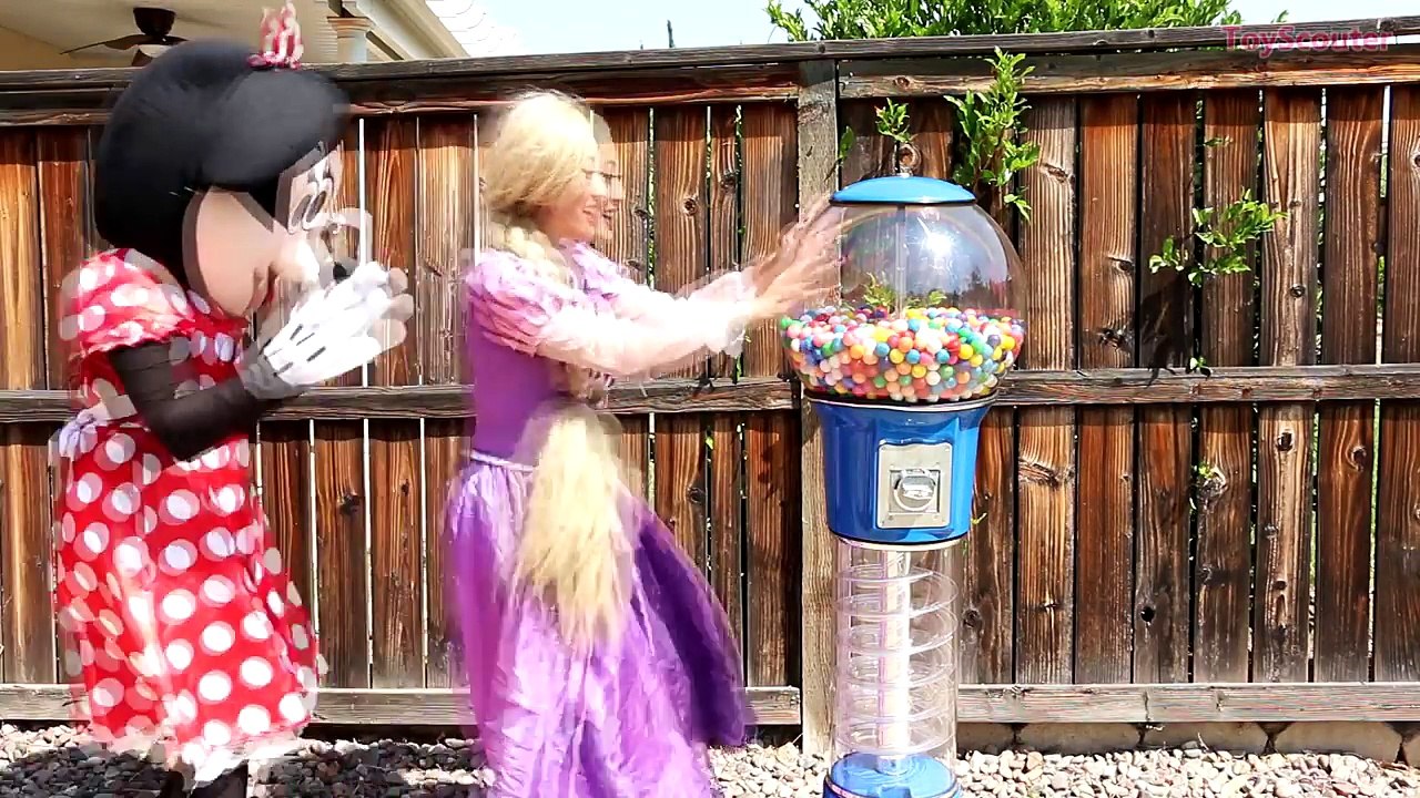 Princess Rapunzel HUNTS Giant Eggs in ORBEEZ! w/ Minnie Mouse, Joker & PAW PATROL Rocky in Real Life