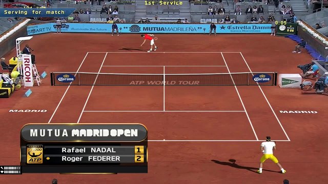 Tennis Elbow new Madrid - Rafael Nadal vs Roger Federer