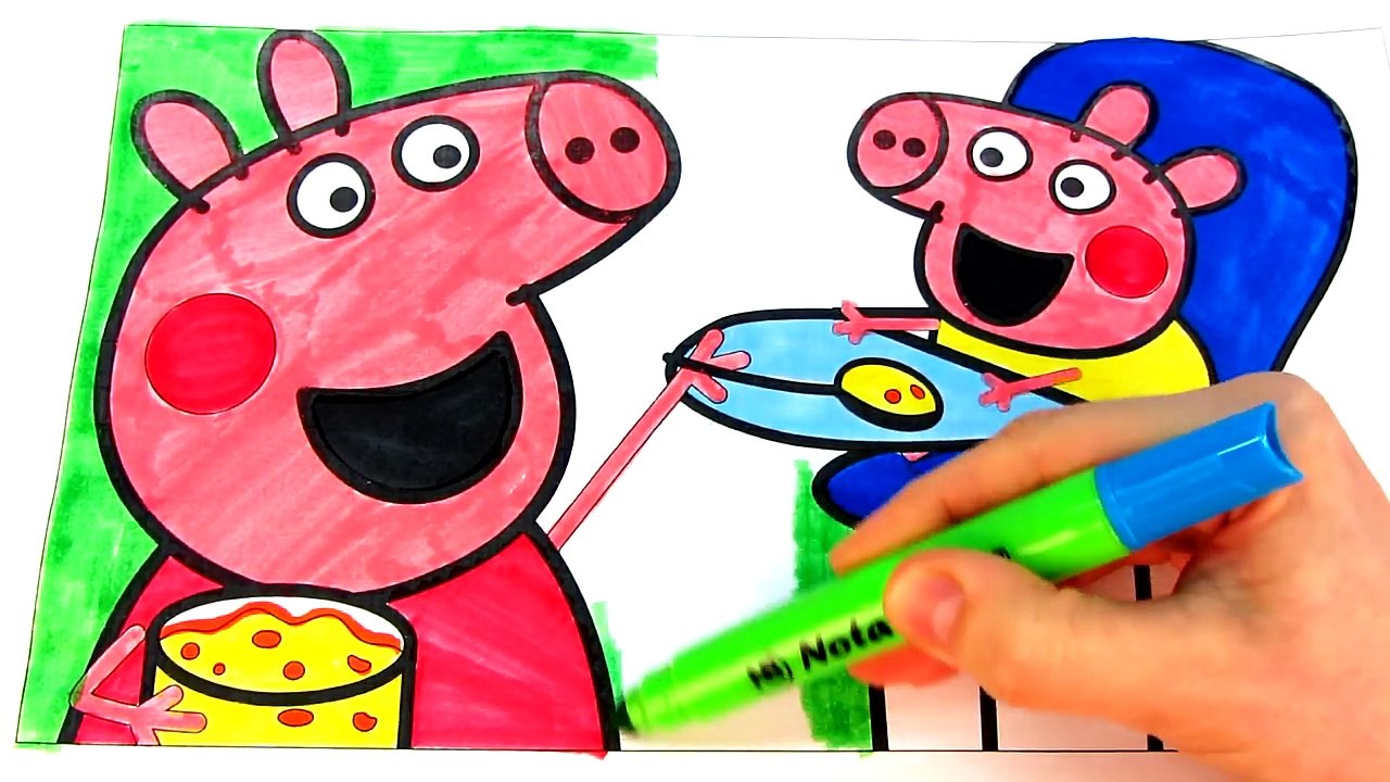 Peppa Pig Baby Alexander Kids Fun Art Activities Coloring Book Pages