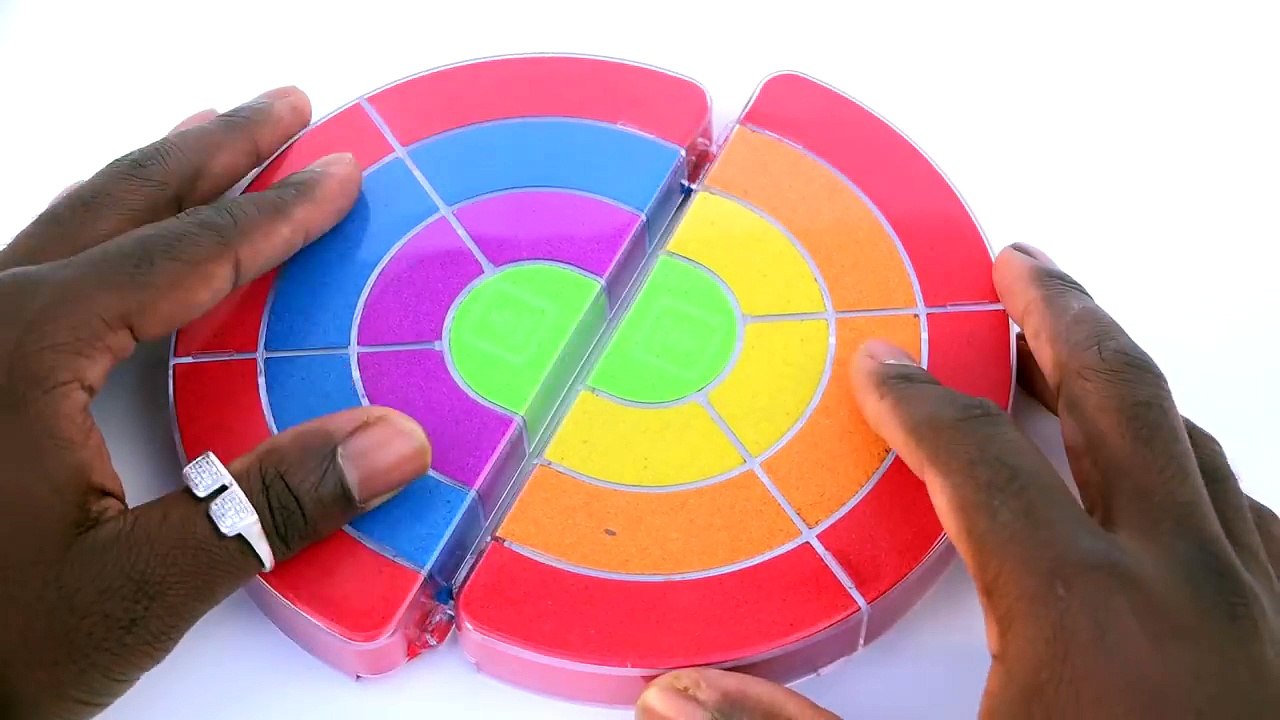 DIY Kinetic Sand Popsicles and Blocks Learn Colors Kinetic Sand Cake Mighty Toys