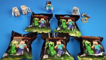 Minecraft Hangers- Blind bag opening of 5! PART 2 of the Series