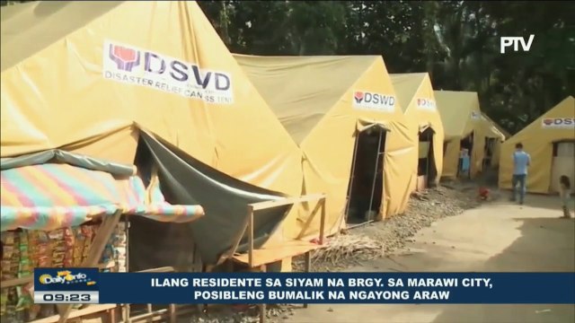 Ilang residente sa 9 na barangay sa Marawi City, posibleng bumalik na ngayong araw; Mga sundalo't pulis sa Marawi City,