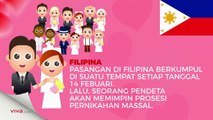 5 Tradisi Unik Valentine di Dunia