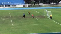 Hilarious Moment Goalkeeper Celebrates Penalty Save Before Ball Bounces Back Into Goal