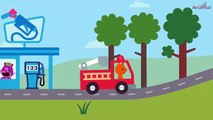 Sago Mini Road Trip : CAR WASH Fire Truck, Police Car, School Bus - Cars Top Apps for Kids