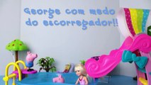 Pig George da Familia PEPPA PIG faz cocô na piscina! Vários episódios e novas historias em Portugues