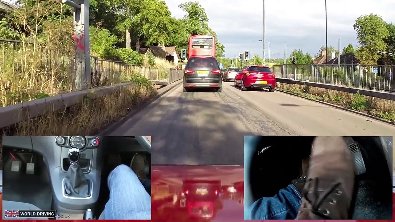 How to use clutch control in traffic - learning to drive a manual/stick shift