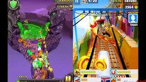 Temple Run 2 VS Subway Surfers iPad Gameplay for Children HD #30