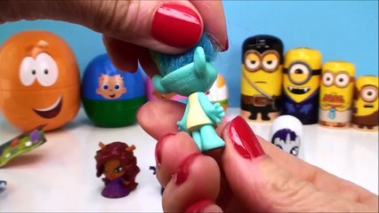 Stacking Cup Surprises Minions Bubble Guppies My Little Pony Toys Blind Bags Opening Fun