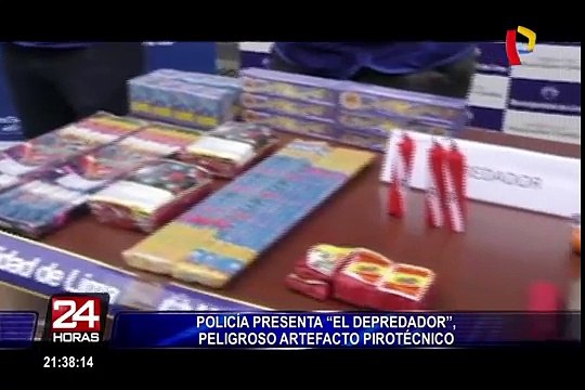 Policía advierte sobre peligrosos artefactos pirotécnicos