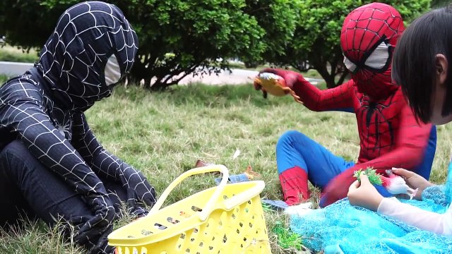 Hulk & Spiderman in School Maleficent is Teach w/ Frozen Elsa Police kidnapped joker Superhero funny