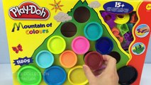 Learn Colours with Play Doh Mountain of Colours for Children Playdough Playset