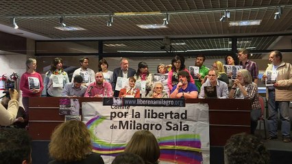 Piden en Uruguay libertad de líder social argentina Milagro Sala