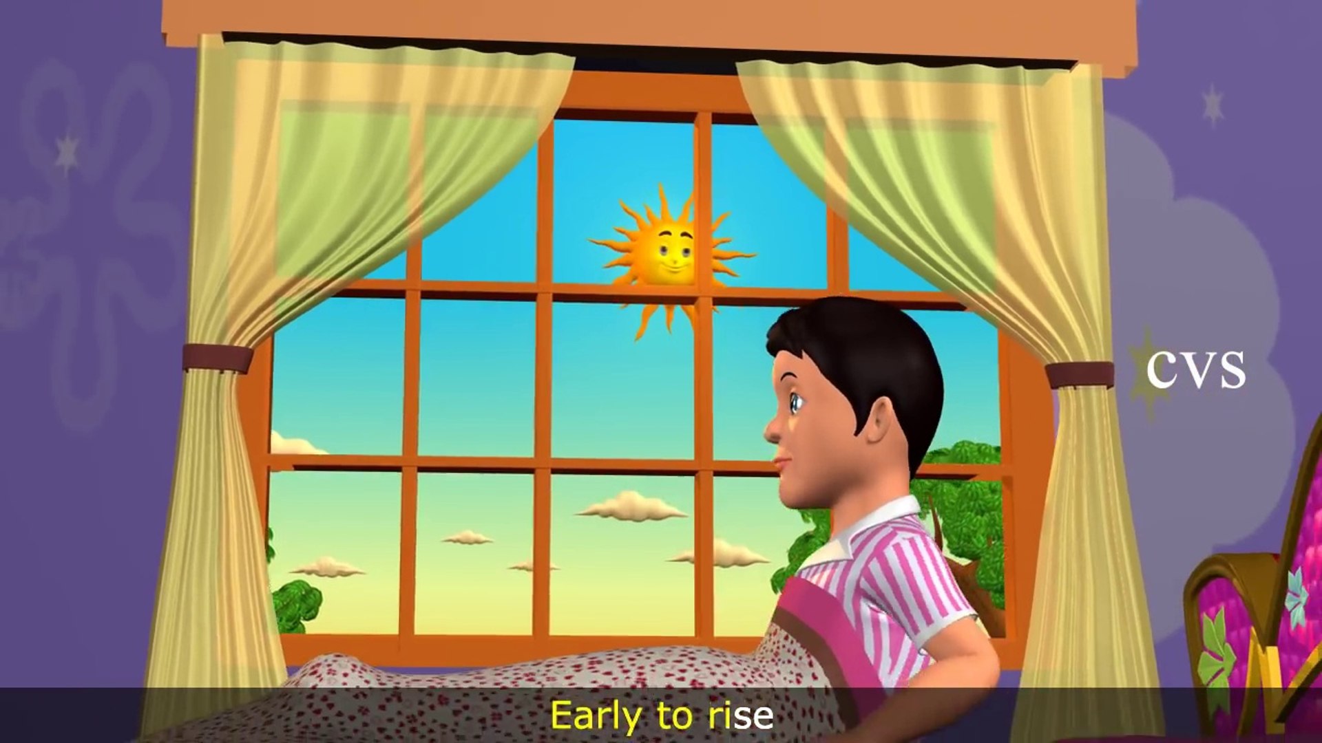 Early to Bed Early to Rise - 3D Animation English Nursery Rhymes for  children with lyrics by HD Nursery Rhymes - video Dailymotion