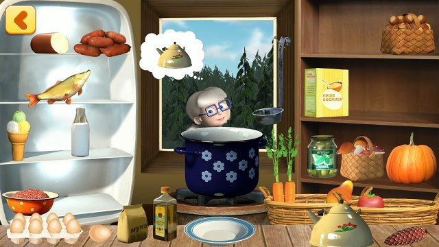 Маша и Медведь (Masha and The Bear) - Маша плюс каша Игровой мультик для детей, #Мобильные игры