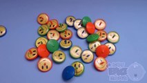 Learn Colours with Smiley Face Spinning Tops! Fun Learning Contest!