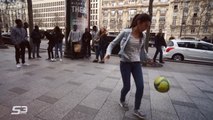 Amazing Street Football Skills By Lisa 15 years old