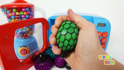 Microwave Squishy Mesh Balls for Kids Learn Colors for Children