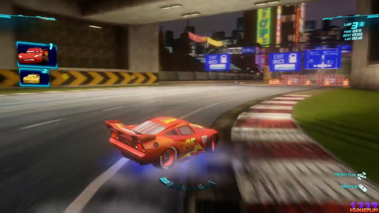 Cars 2: The Video Game - Lightning McQueen vs C.H.R.O.M.E. Missions #1