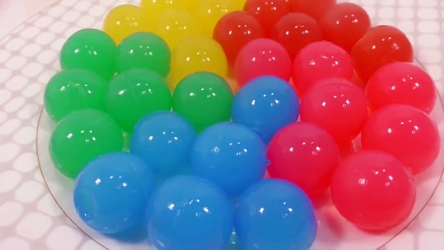 DIY How to Make Colors Orbeez Skewered Jelly Gummy Pudding Learn Colors Orbeez Hand