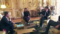 Le chien d'Emmanuel Macron urine en pleine réunion filmé à l'Élysée
