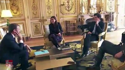 Le chien d'Emmanuel Macron urine en pleine réunion filmé à l'Élysée