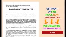 Daihatsu Movve Manual