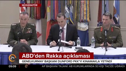 ABD'den Rakka açıklaması