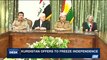 i24NEWS DESK | Kurdistan offers to freeze independence | Wednesday, October 25th 2017