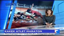 Kakek Usia 82 Tahun Aktif Ikuti Lomba Maraton