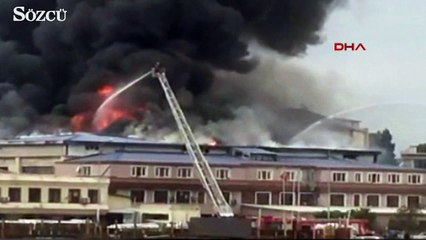 Beylikdüzü'nde fabrika yangını