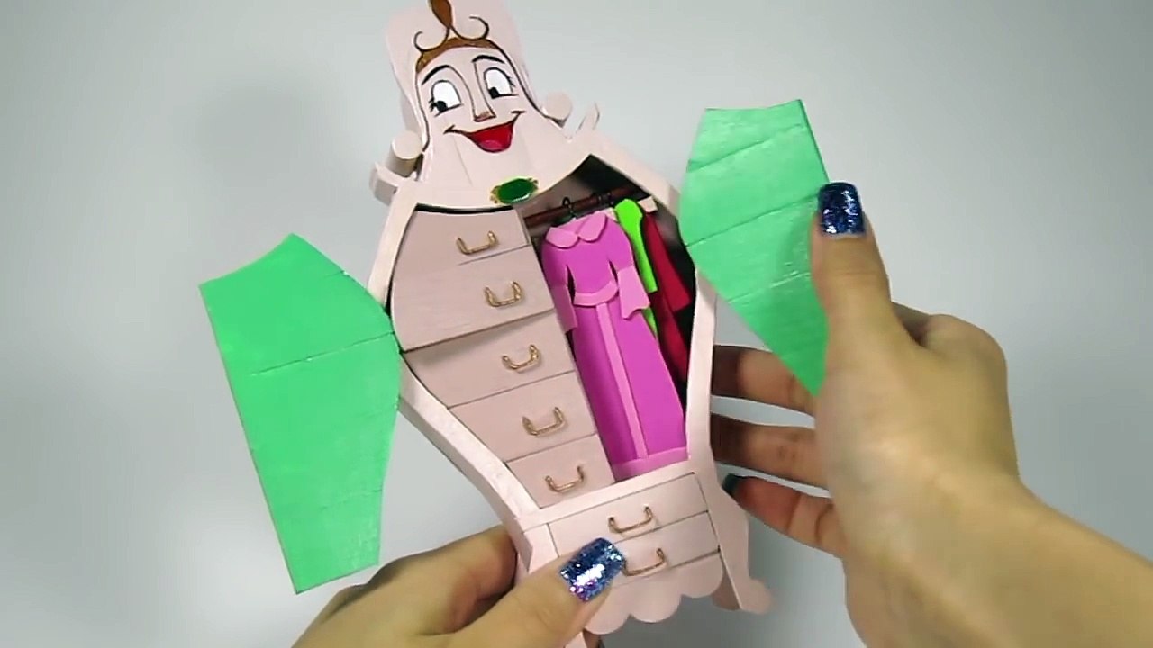 Miniature DIY: Beauty and the Beast Wardrobe