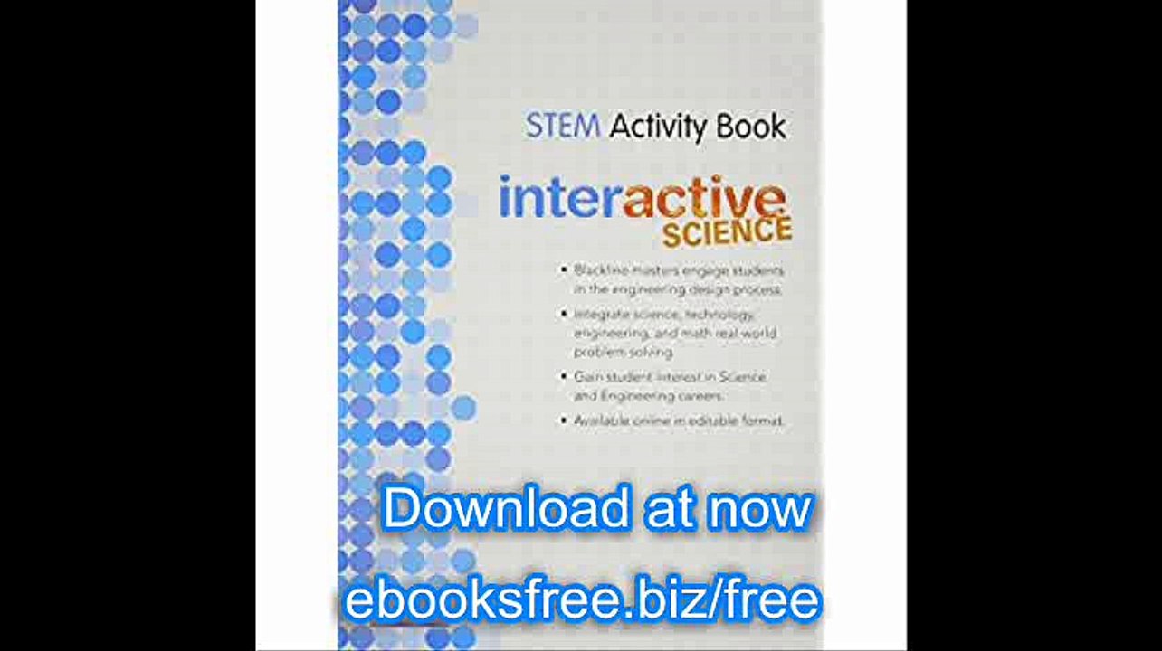 SCIENCE 2012 SCIENCE TECHNOLOGY ENGINEERING AND MATH ACTIVITY BOOK GRADE3