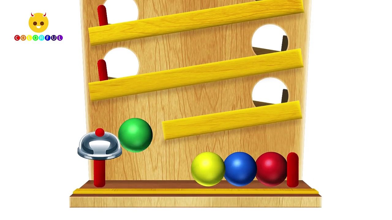 Learn Colors with Soccer Balls for Children - Pacman Eating Soccer Balls Video for Kids