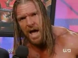 RAW 11/12/07 Triple H Interview
