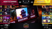 MSF vs VIT   Game 3   HIGHLIGHTS   EU LCS SUMMER 2017   Misfits vs Team Vitality