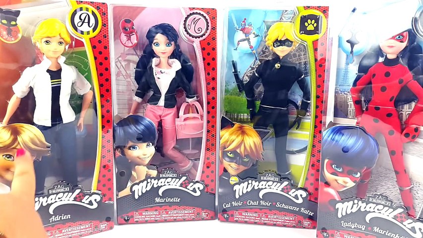 Muñeco de ladybug 2025 y cat noir