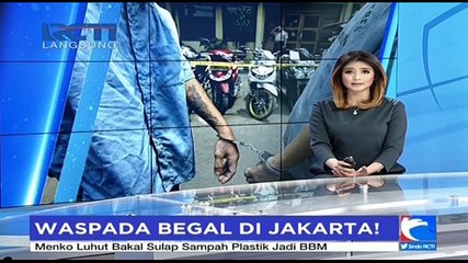 Pelaku Begal Bersenjata Tajam Ditangkap