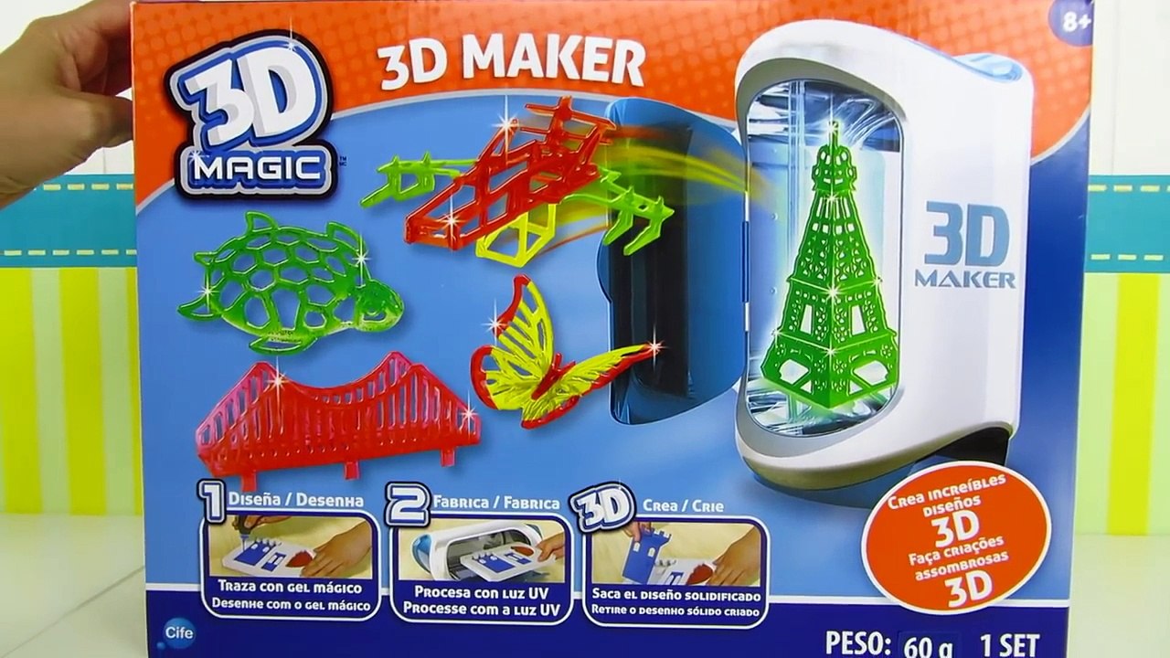 3D Magic Maker Impresora mágica 3D para niños de Nabumbu en Mundo Juguetes Creation Station 3D