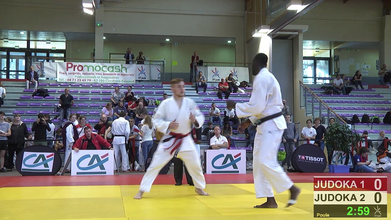 2017 FRANCE PARA JUDO FINALE -90KG REPIQUET ARTHUR (JC BLANZYNOIS) vs DIAKITE BASSIROU (STE GENEVIEVE SPORTS)