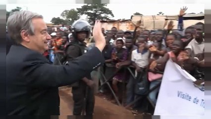 Guterres salue "l'héroïsme" des Casques bleus en Centrafrique