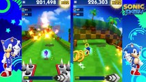 Sonic Dash: Classic Sonic vs Modern Sonic
